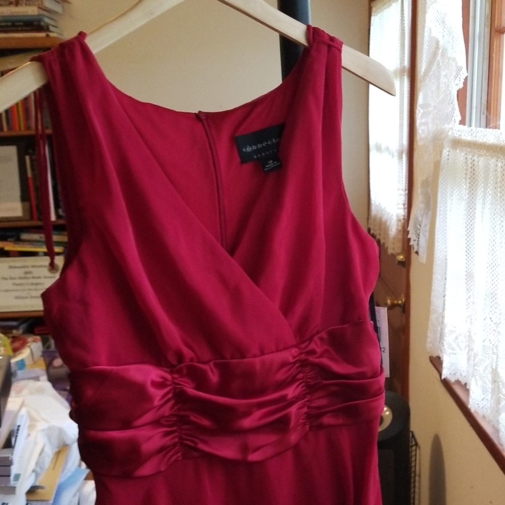Red formal dress